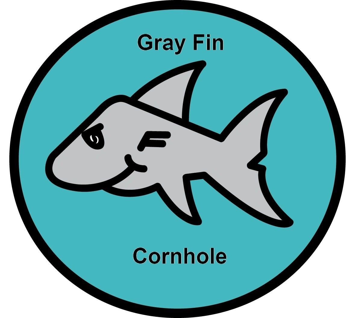 Gray Fin Cornhole Cornhole Bags, Custom Cornhole Bags
